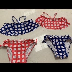 TWOferrrr ... 2 Girls Size 4T Old Navy Swimsuits
